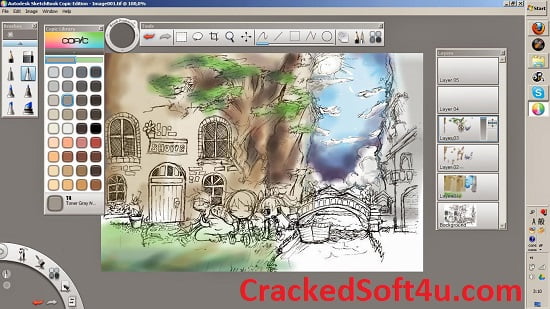 AutoDesk SketchBook Crack 2023 Cracked Sample