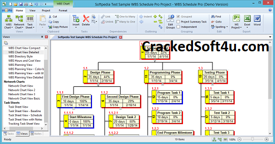 WBS Schedule Pro Crack 2023 Cracked Sample