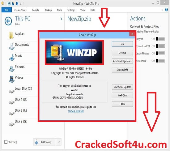 WinZip Pro Crack 2023 Cracked Sample