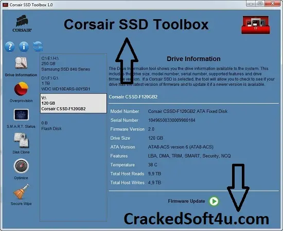 Corsair SSD Toolbox Crack 2023 Cracked Sample