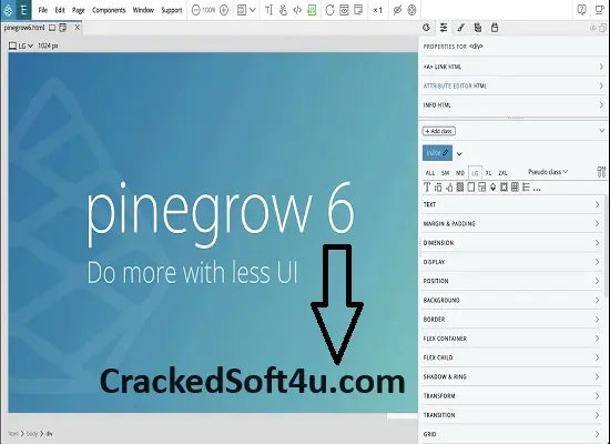 Pinegrow Web Editor Crack 2023 Cracked Sample